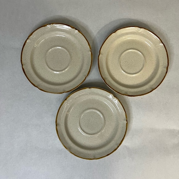 Baroque Hearthside Stoneware saucers - Picture 2 of 4